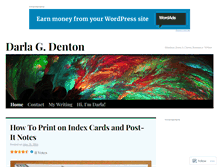 Tablet Screenshot of darlagdenton.com